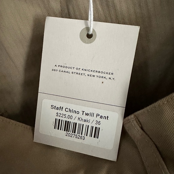 Knickerbocker NYC Staff Chino Twill Pant - Picture 12 of 14
